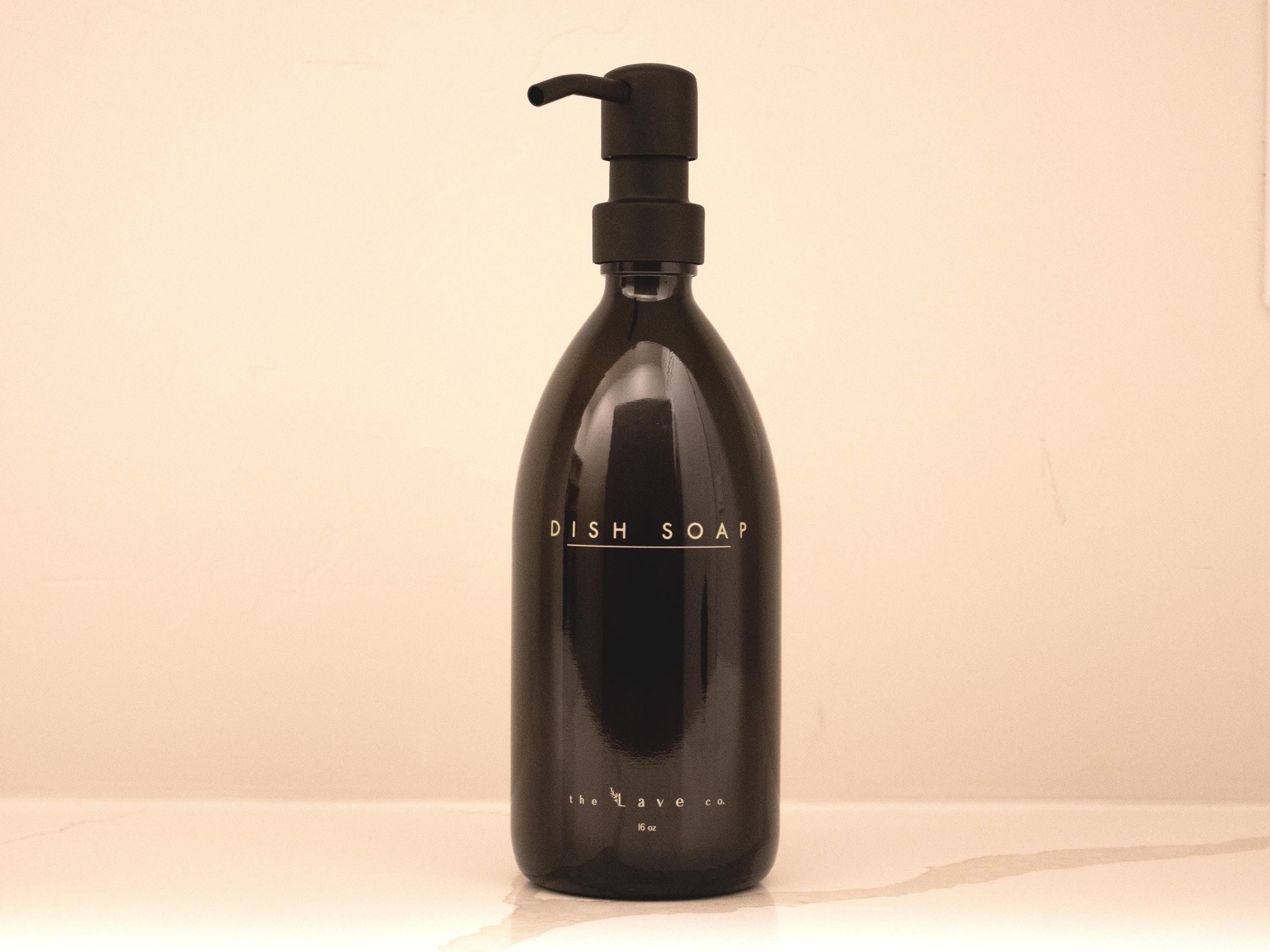 16 oz Dish Soap · Matte Black