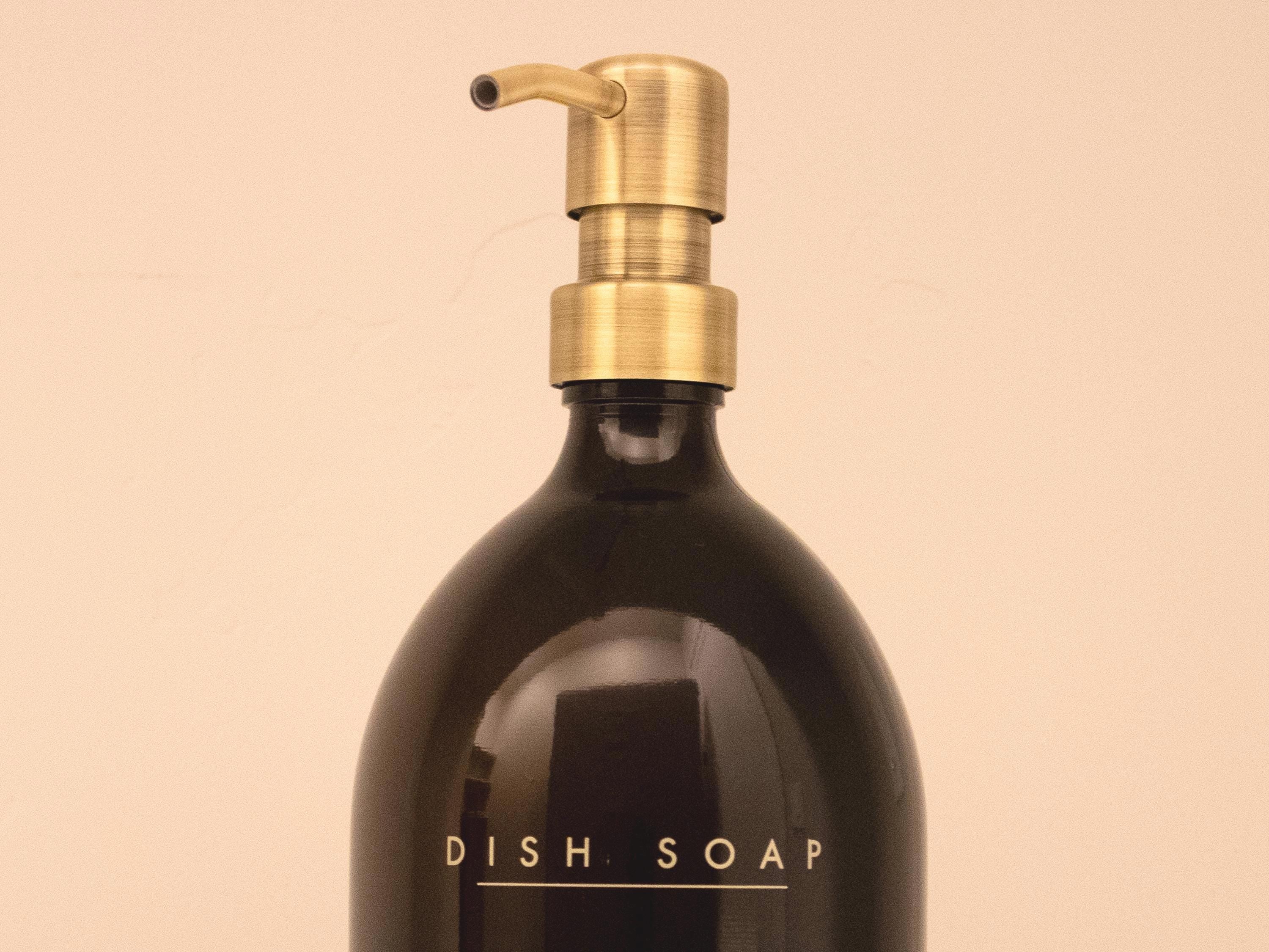32 oz Dish Soap · Antique Brass