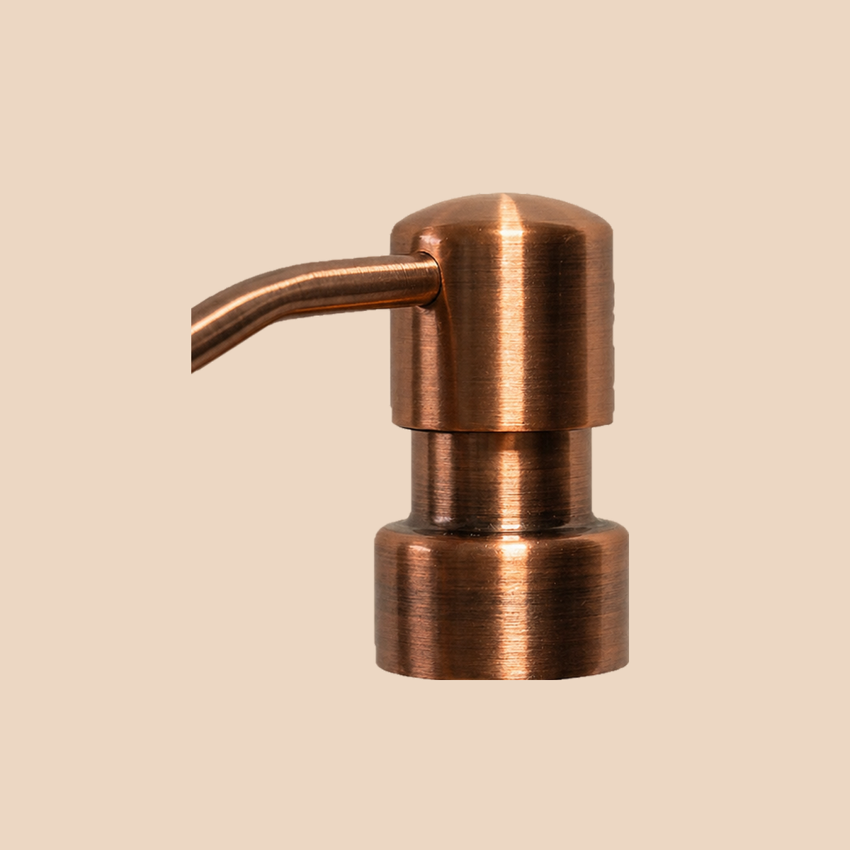 Replacement pump in antique copper