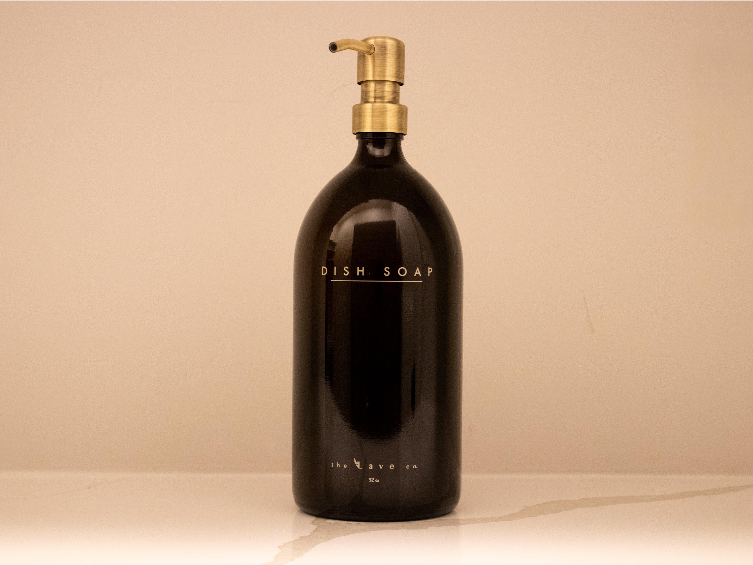 32 oz Dish Soap · Antique Brass