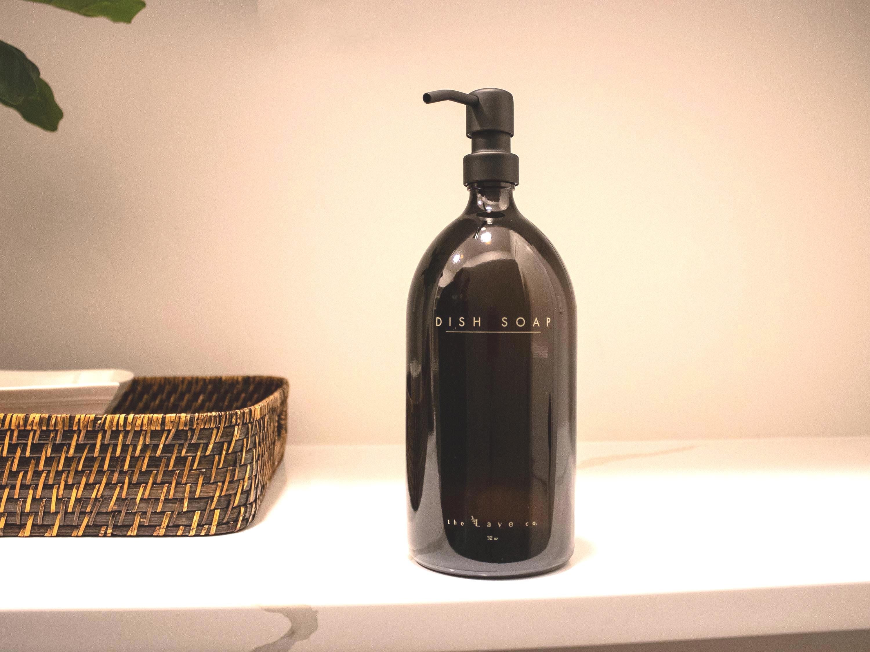 32 oz Dish Soap · Matte Black