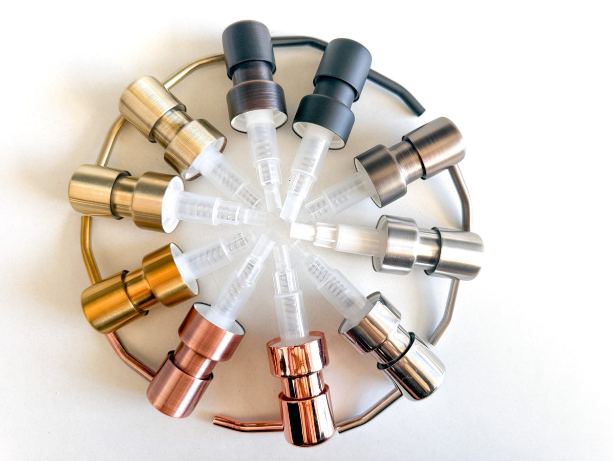 Pump finishes, all ten arranged in a circle